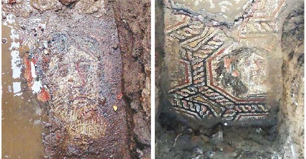 Римскую напольную мозаику закатали в асфальт в Бурсе