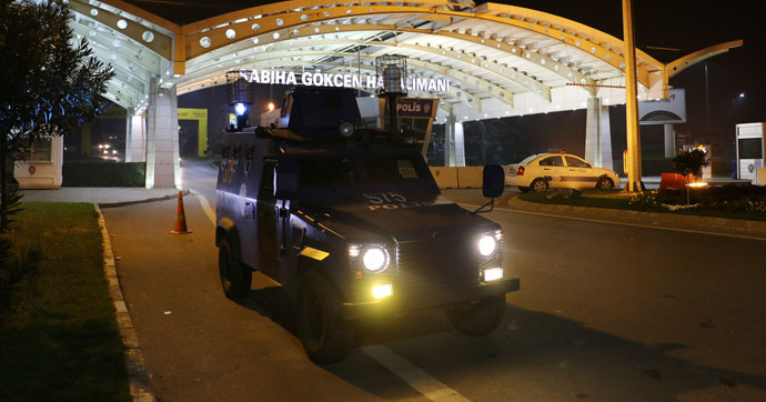 В аэропорту Сабиха ночью произошел взрыв