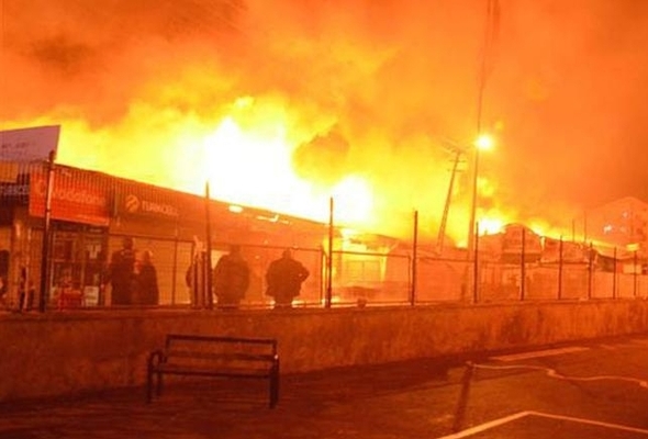 В Анкаре горит Османский базар