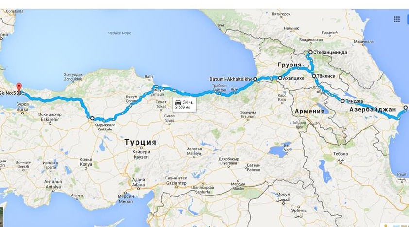 Поезда Баку-Тбилиси-Стамбул запустят уже в 2016 году