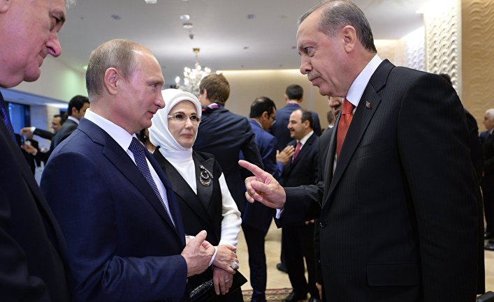 Эрдоган обсудил с Путиным «Оливковую ветвь»