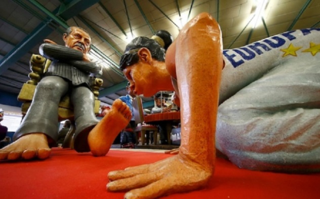 Скандальная скульптура на выставке в Германии