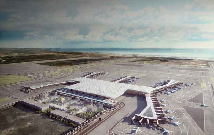 Третий аэропорт Стамбула строят 13 тысяч человек