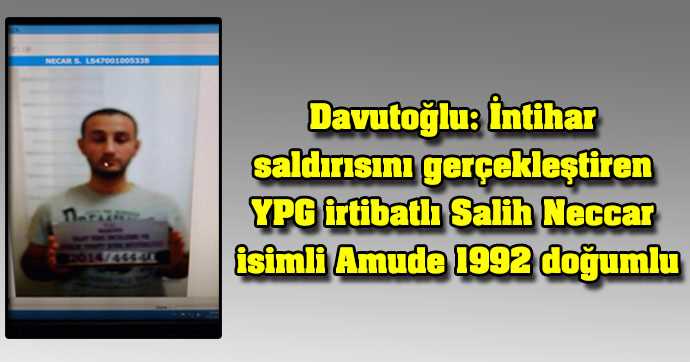 Премьер назвал исполнителя теракта в Анкаре