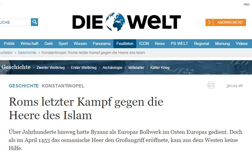 1453: Последняя битва Рима