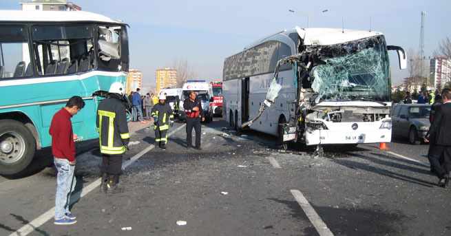 ДТП с участием двух автобусов: 1 погибший