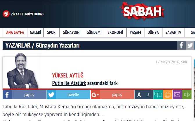 Разница между Путиным и Ататюрком