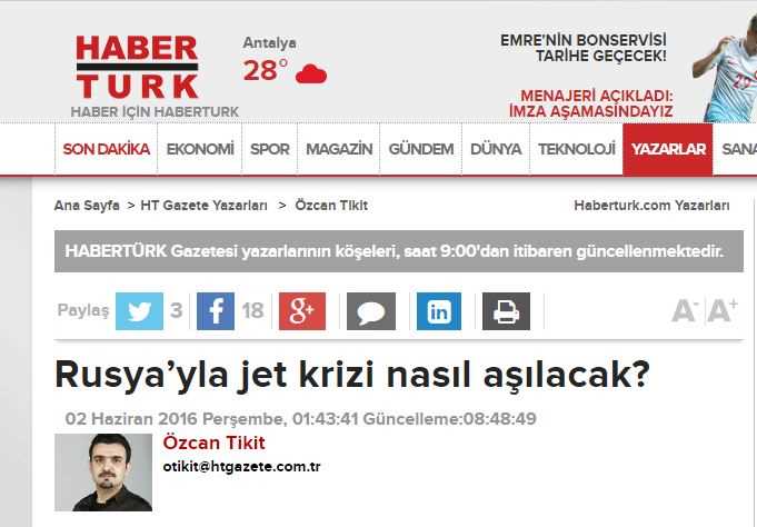 Как будет преодолен самолетный кризис в отношениях с Россией?