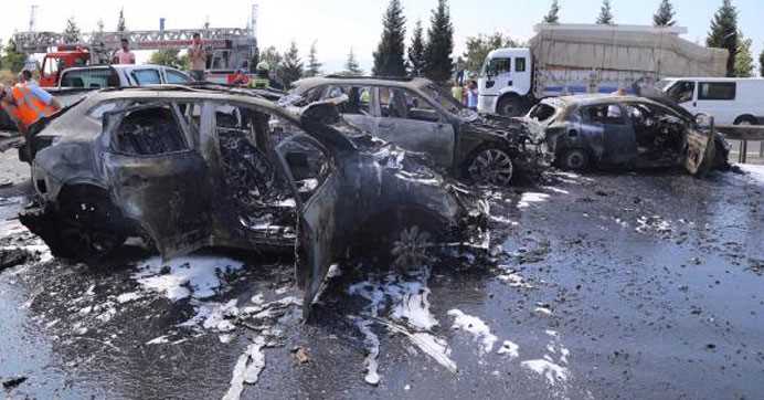 Масштабное ДТП в Коджаэли: 8 машин