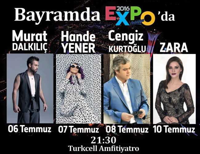 Байрам с турецкими звездами на ЭКСПО в Анталии