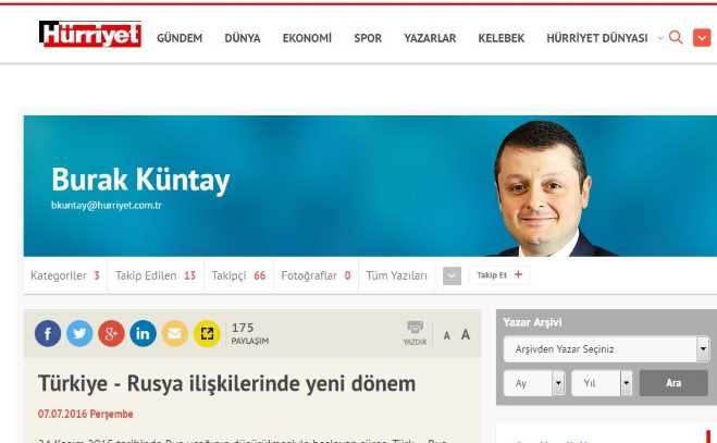 Новый период в турецко-российских отношениях