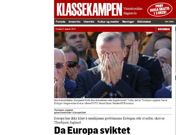 Когда Европа не поддержала Турцию