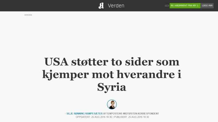 США поддерживают две стороны, сражающиеся друг против друга в Сирии