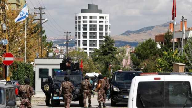 Мужчина с ножом пытался попасть в посольство Израиля