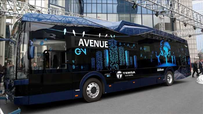 Первый 100% турецкий электрический автобус