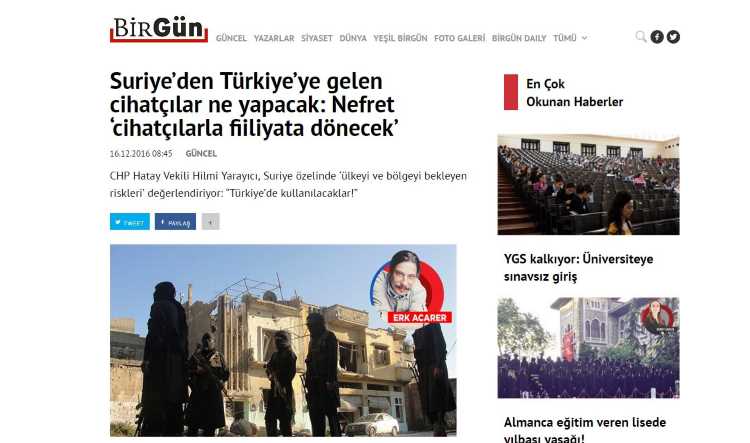 Что будут делать джихадисты, прибывающие из Сирии в Турцию