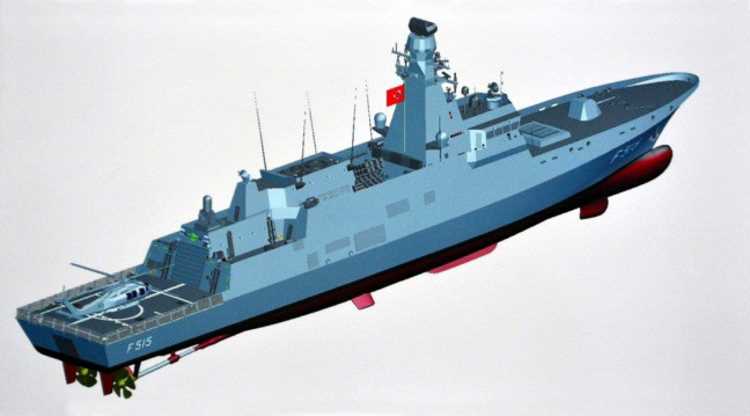 Началось производство первого турецкого фрегата