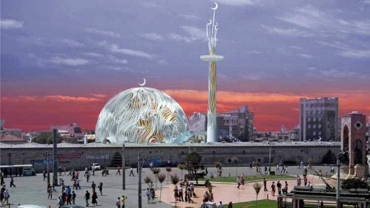 На площади Таксим появится мечеть