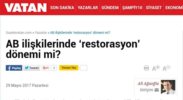 Период «реставрации» в отношениях с ЕС?