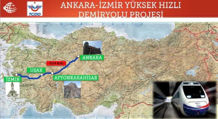Из Анкары в Измир на скоростном поезде не раньше 2019 года