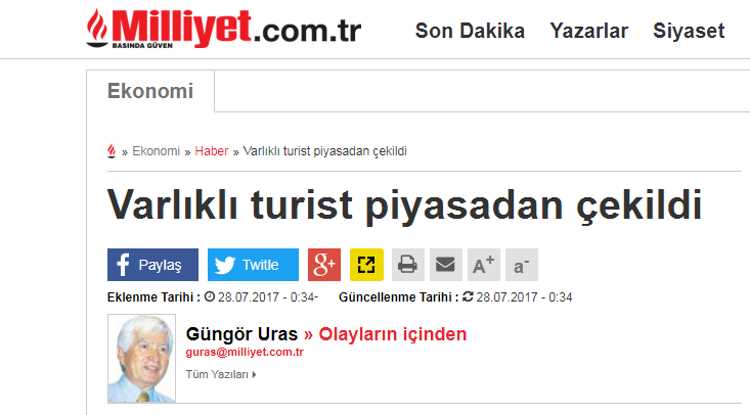 Зажиточные туристы ушли с рынка