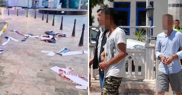 Трое мужчин арестованы в Белеке за оскорбление Эрдогана