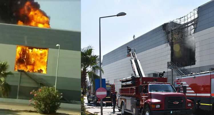 В Измире сгорел кинозал в одном из торговых центров