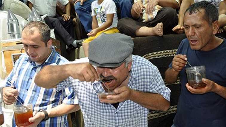 Новый рекорд по поеданию меда установлен в Анталии