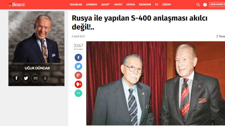 Соглашение с Россией по С-400 нерационально!