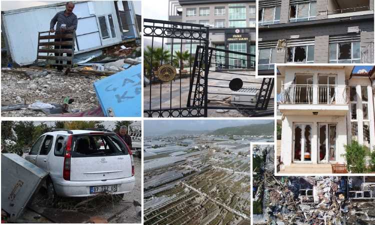 Ураган принес фермерам Анталии 150 млн лир убытков