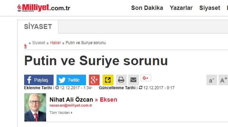 Путин и сирийская проблема