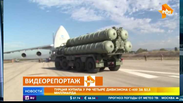 Турция купила у России четыре дивизиона С-400 за рубли