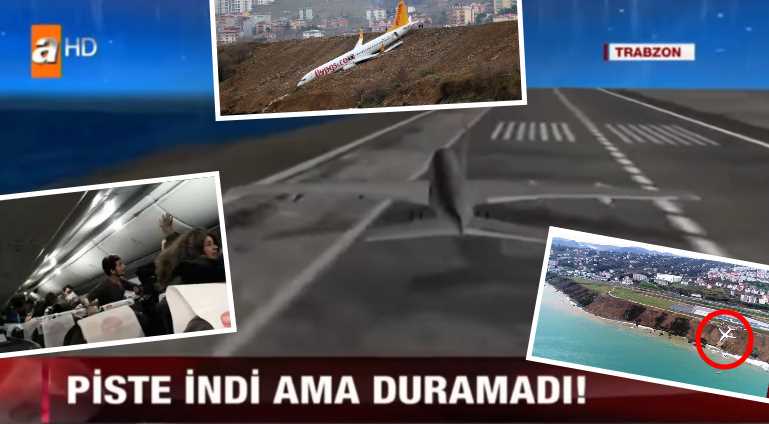 Посадка, эвакуация и причина: подробности аварии в Трабзоне