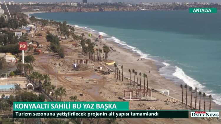 Набережная Анталии готовится к летнему сезону