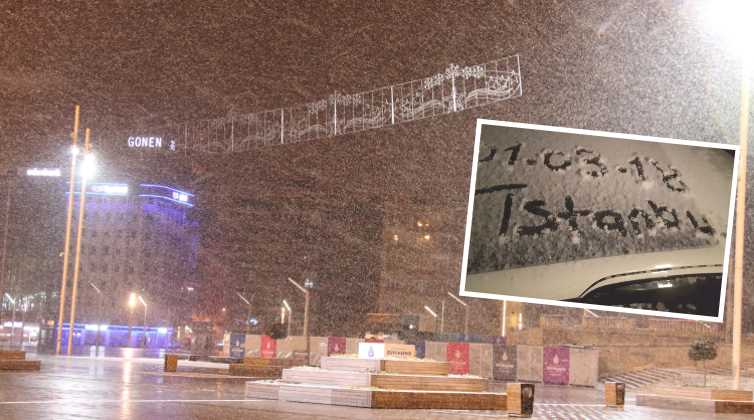 Стамбул встречает весну под снегом