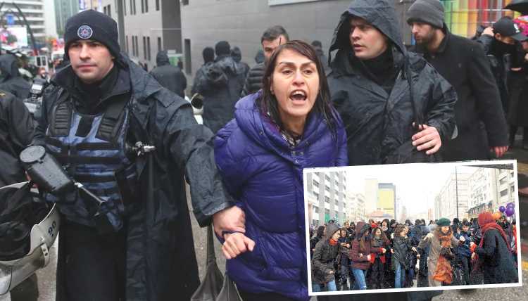 Полиция Анкары разогнала женский митинг перед 8 марта