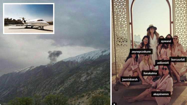 Турецкий самолет потерпел крушение в горах Ирана