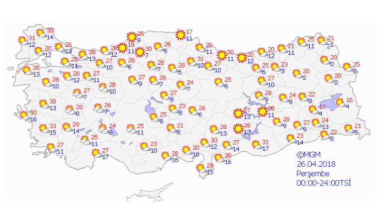 Турцию ожидает аномально теплая неделя