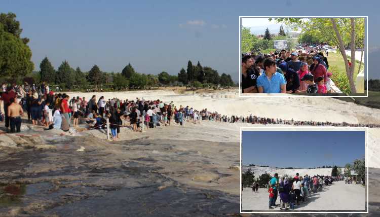 Бесплатный вход в Памуккале и километровые очереди
