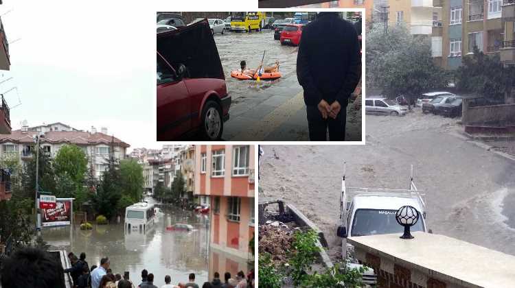 Ливень снова бьет по столице Турции