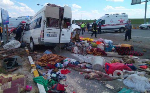 Авария в Конье: 7 погибло, 11 пострадало