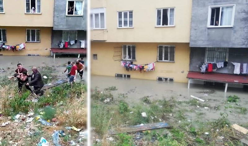 Трое детей спасены из затопленной квартиры