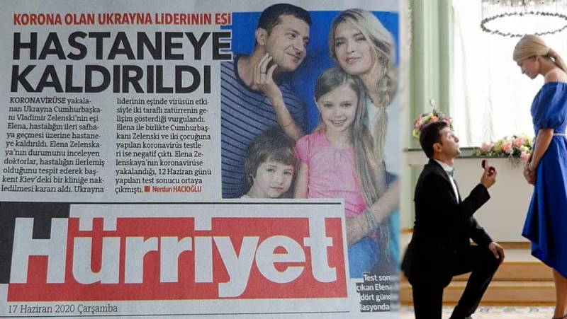 Hurriyet поженил Зеленского с Брежневой