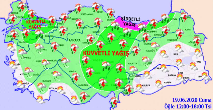 Метеорологи предупреждают о сильных ливнях