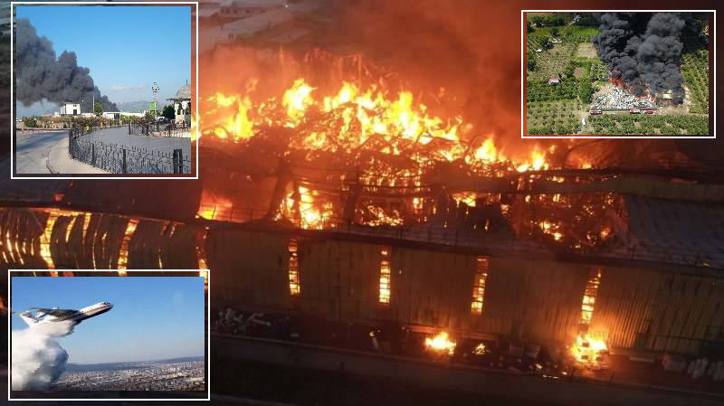 Серия крупных пожаров: Стамбул, Бурса, Адана, Анталия