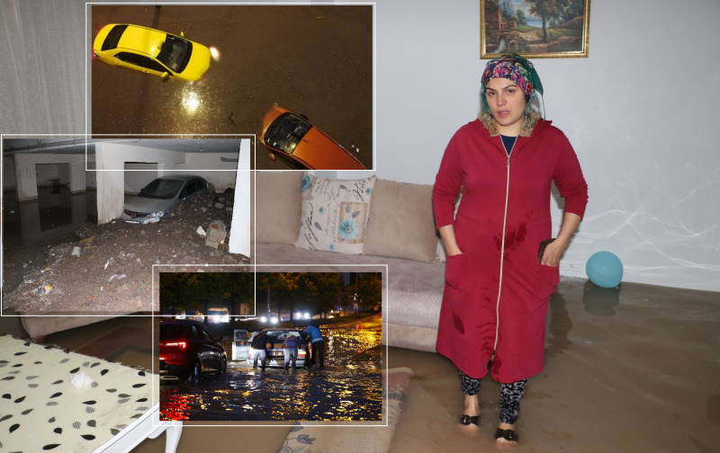 Ливень в Анкаре: затопленные машины, квартиры и одна смерть
