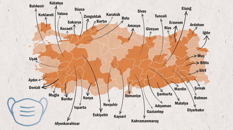 Все больше провинций закрывают границы и надевают маски