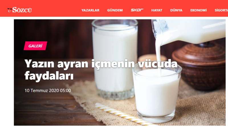 Польза айрана для организма летом