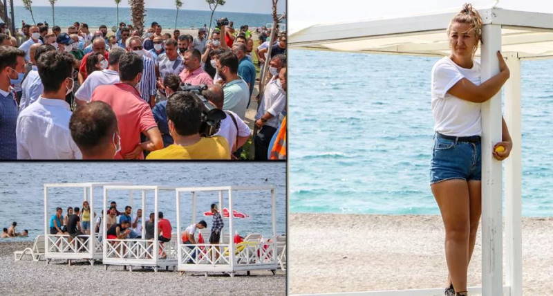 Жаркий вторник на пляже Коньяалты