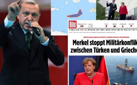 Bild: Меркель остановила войну между Турцией и Грецией